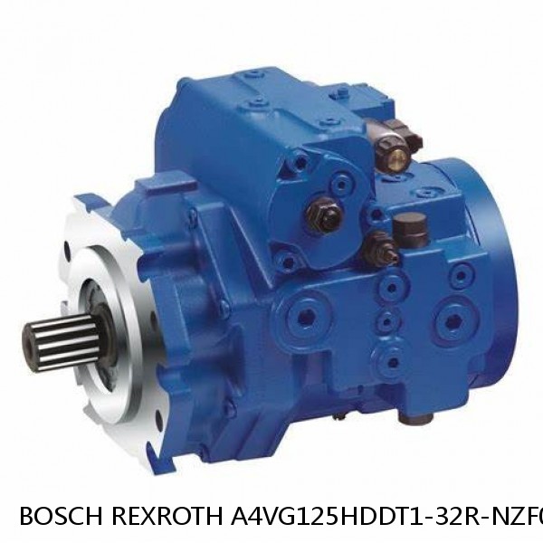 A4VG125HDDT1-32R-NZF02F001F BOSCH REXROTH A4VG VARIABLE DISPLACEMENT PUMPS