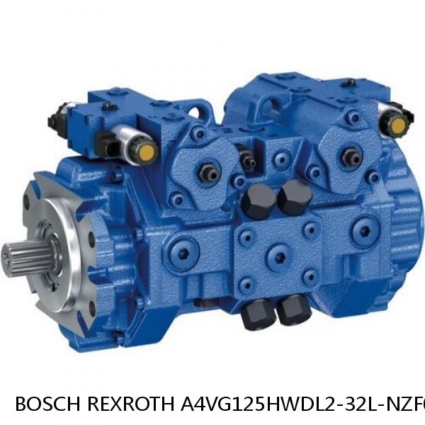 A4VG125HWDL2-32L-NZF02F041L-S BOSCH REXROTH A4VG VARIABLE DISPLACEMENT PUMPS