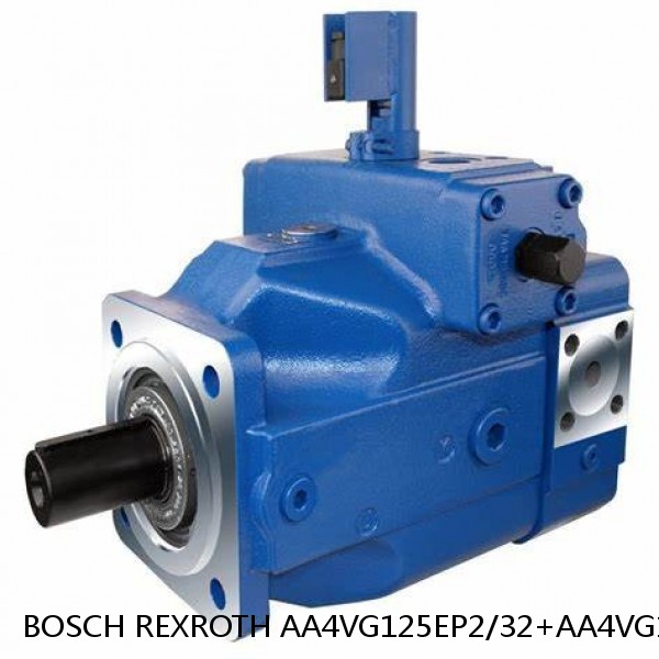 AA4VG125EP2/32+AA4VG125EP2/32 BOSCH REXROTH A4VG VARIABLE DISPLACEMENT PUMPS
