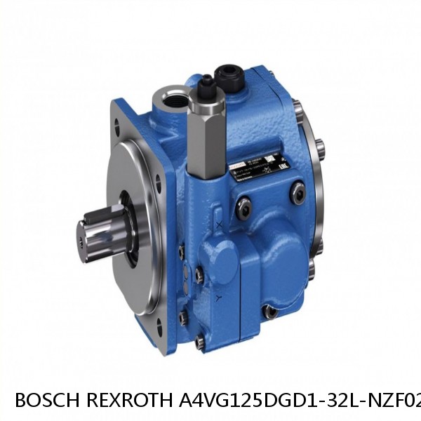 A4VG125DGD1-32L-NZF02F001L-S BOSCH REXROTH A4VG VARIABLE DISPLACEMENT PUMPS