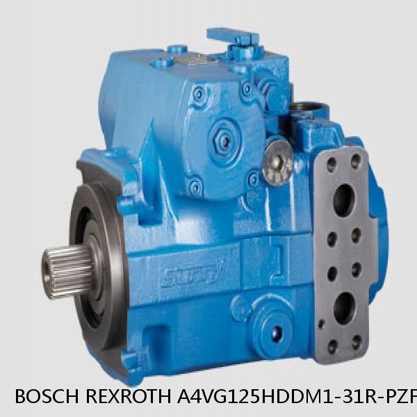 A4VG125HDDM1-31R-PZF02F021S-S BOSCH REXROTH A4VG VARIABLE DISPLACEMENT PUMPS