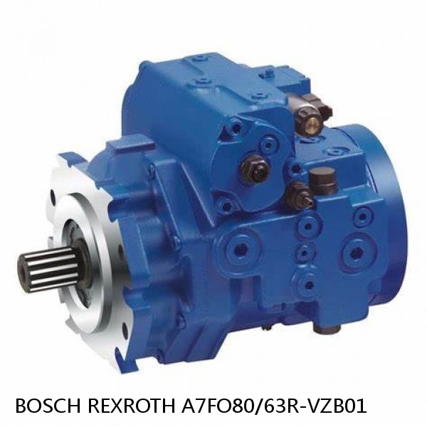 A7FO80/63R-VZB01 BOSCH REXROTH A7FO AXIAL PISTON MOTOR FIXED DISPLACEMENT BENT AXIS PUMP #1 image