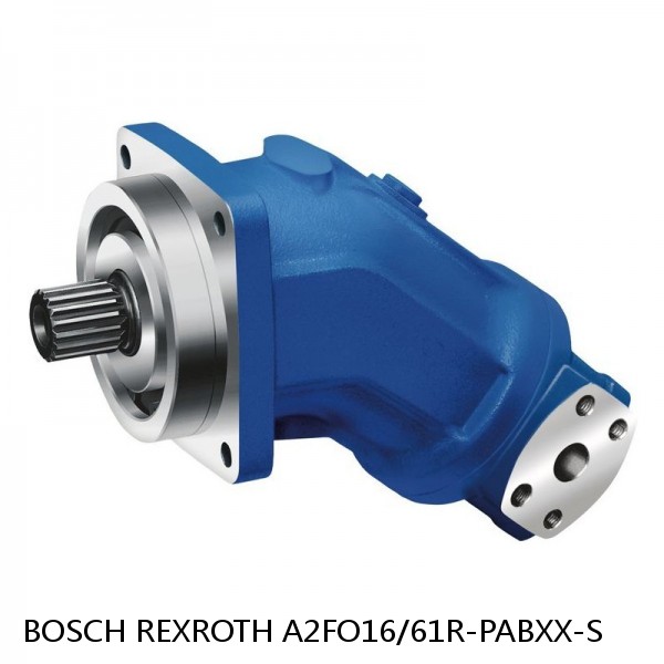 A2FO16/61R-PABXX-S BOSCH REXROTH A2FO FIXED DISPLACEMENT PUMPS #1 image